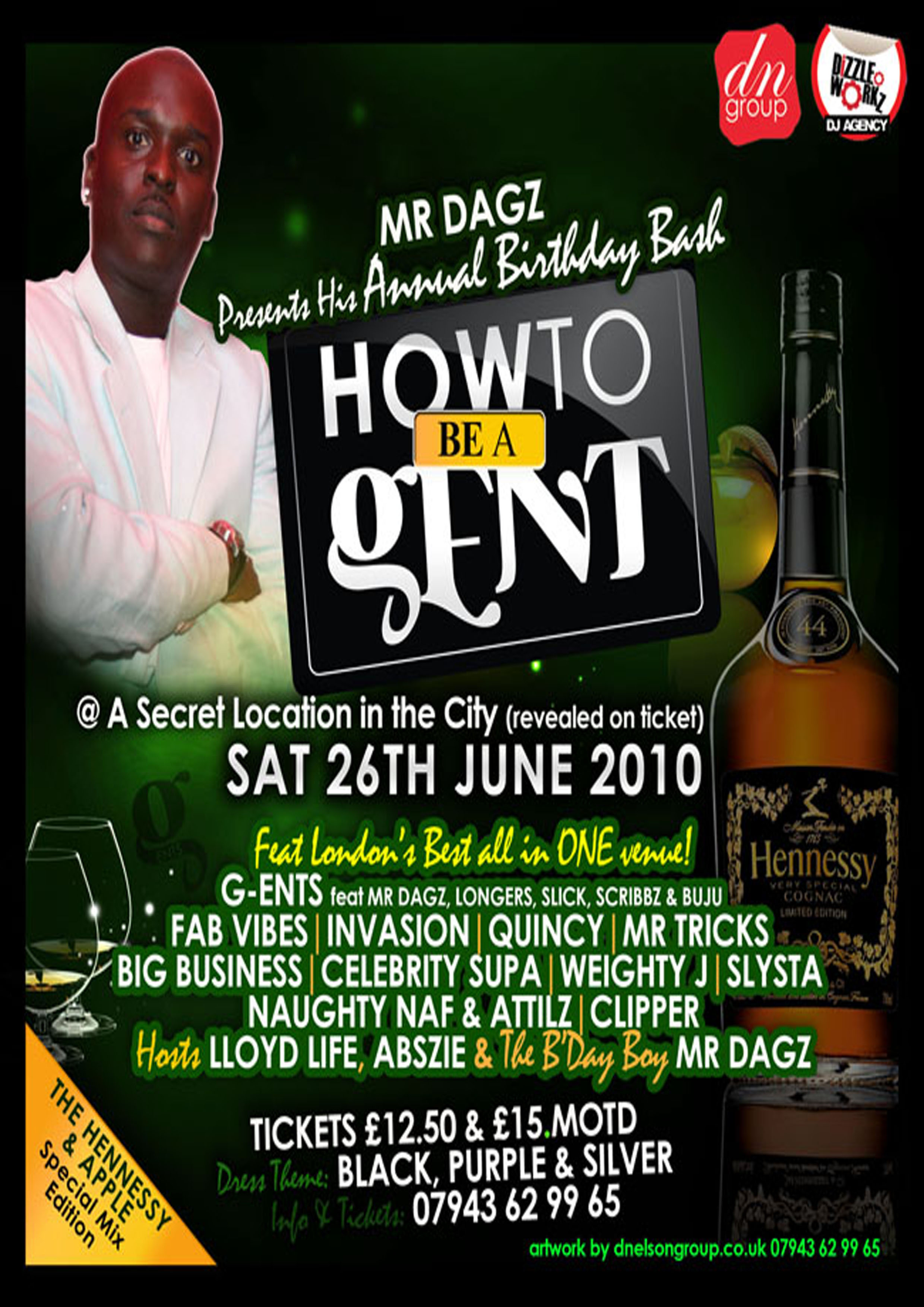 MR DAGZ presents The Henny & Apple Birthday Party