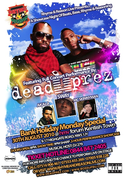 Dead Prez, Akala, SkinnyMan, Sway 