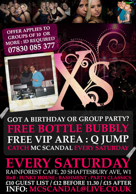 XS' Black And White Party @ Rainforest