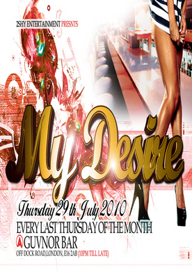 MY DESIRE @ GUVNOR BAR (THE NEXT CHAPTER)