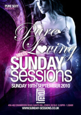 PURE LOVINGâ˜…MEETSâ˜…SUNDAY SESSION @ FACES GANTS HILL ESSEX SUNDAY 19TH SEPT 2010 (LADIES ONLY Â£10 TICKETS)