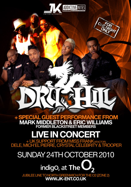 Dru Hill + Special Guest Performance From Mark Middleton and Eric Williams Formerly Of Blackstreet