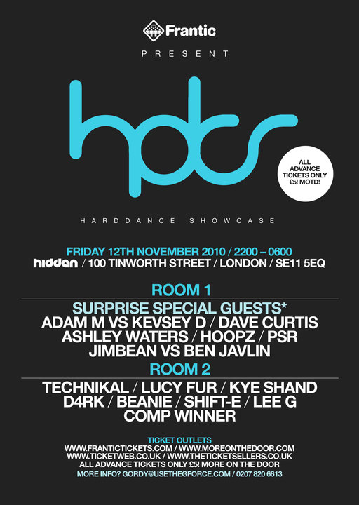 Frantic Presents Hard Dance Showcase