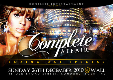 COMPLETE AFFAIR - Boxing Day Special