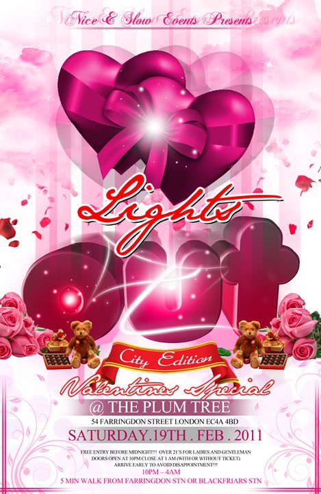 LIGHTS OUT - (CITY EDITION - VALENTINES SPECIAL !!!) @ THE PLUM TREE (BB PIN 21528E97 //  FREE FOR EVERYONE)