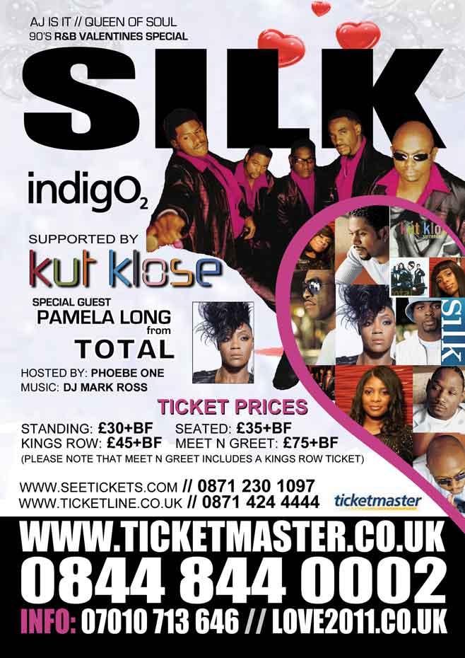 Silk Live In Concert with Kut Klose &Total 