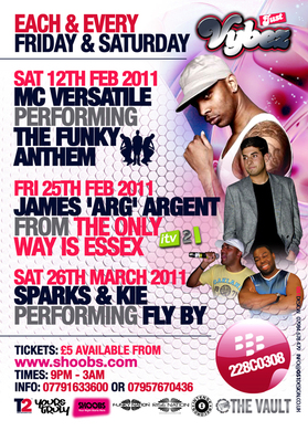 THE GODFATHER OF UK GARAGE ''MC CREED LIVE'' THIS SAT @ THE VAULT