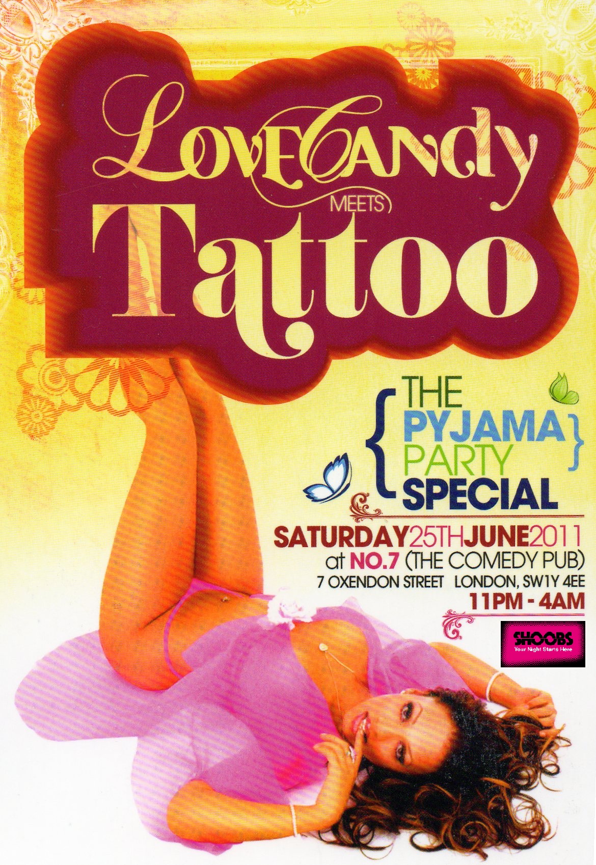 LOVE CANDY MEETS TATTOO {THE PYJAMA PARTY SPECIAL}