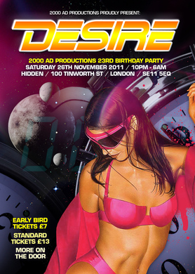 Desire: 2000 AD Productions 23rd Birthday Party