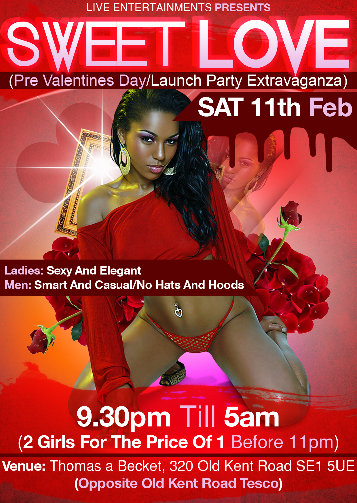 SWEET LOVE - PRE VALENTINES DAY/LAUNCH PARTY