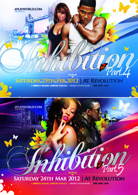 ★INHIBITION★  @ REVOLUTION: £5 TKTS. BB: 218B3BF5