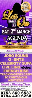 GROWN & SEXY AFFAIR (LET's GET IT ON) @ AGENDA BAR / CLUB (£5) LADIES ONLINE TICKETS