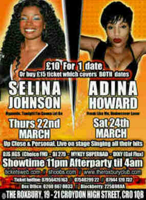 Adina Howard Live @ The Roxburys Croydon
