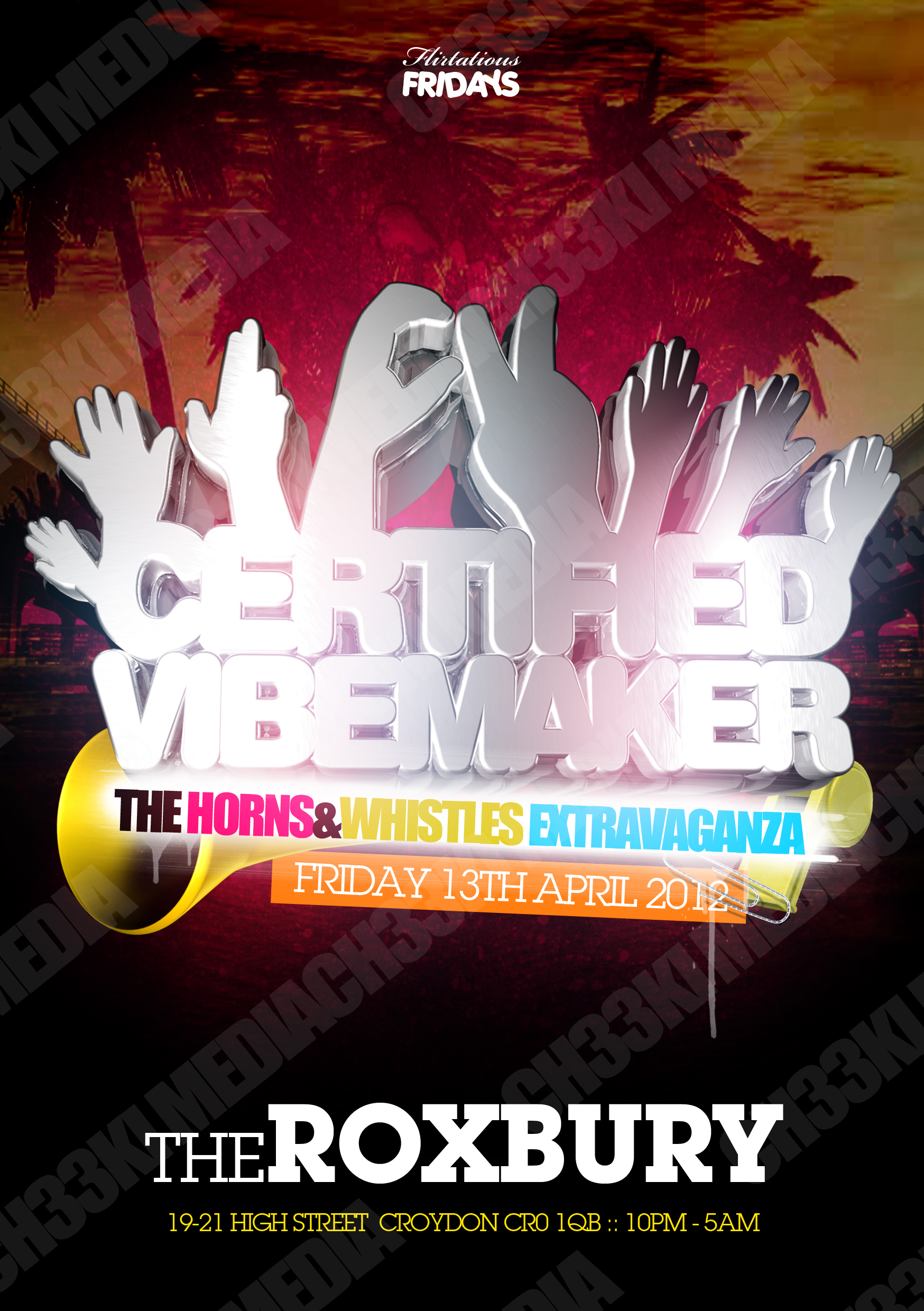 CERTIFIED VIBEMAKER BRINGS YOU THE HORNS AND WHISTLES EXTRAVAGANZA