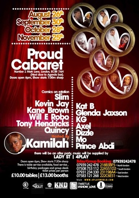 ★LOVE 2 LAUGH★ @ Proud cabaret: (Comedy Show) BB: 218B3BF5