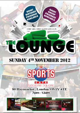 THE LOUNGE- 'GIANT SUMO WRESTLING CHALLENGE vs DOUBLE DUTCH' - SUN.4TH.NOV