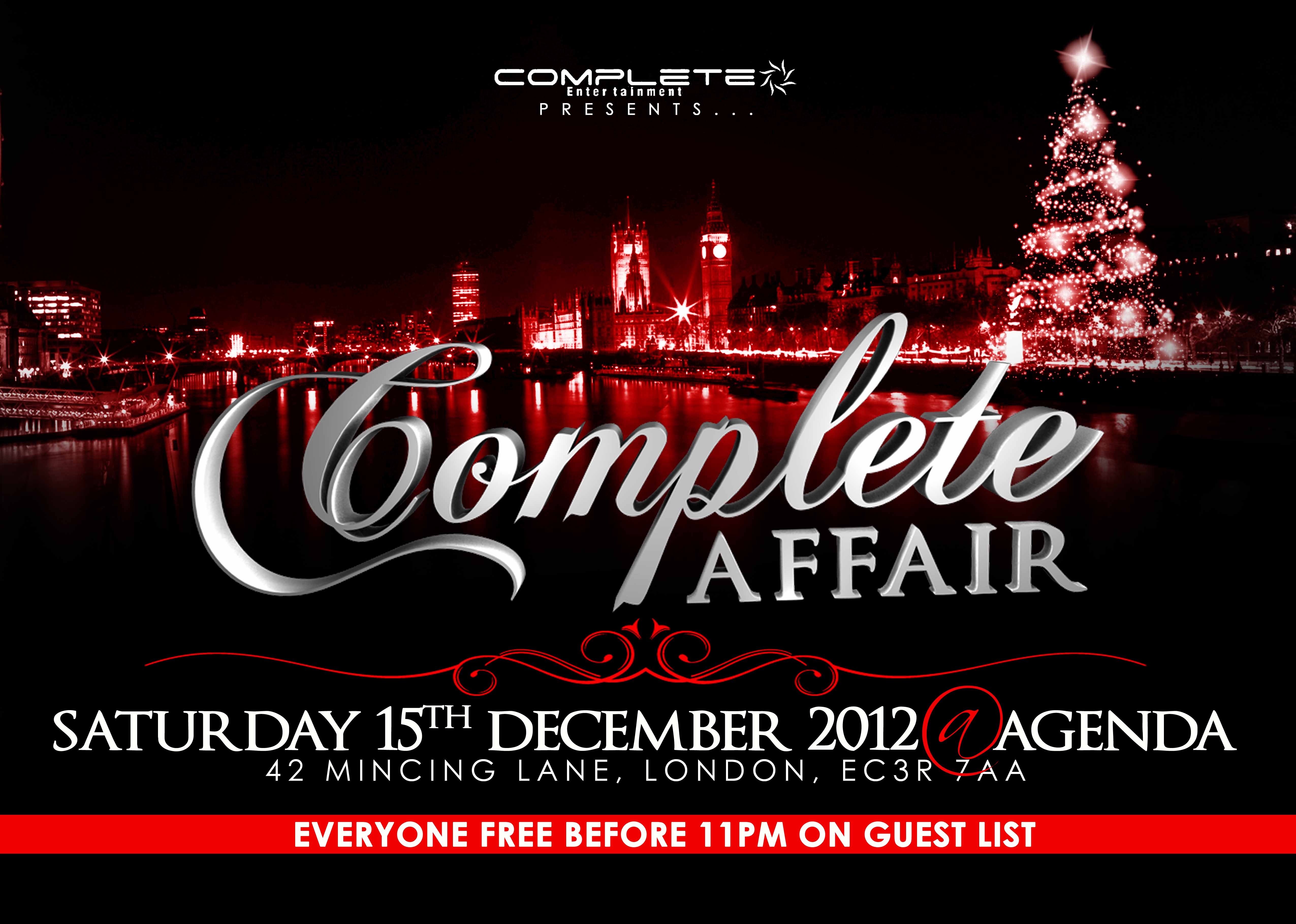 COMPLETE AFFAIR ★ EVERYONE FREE B4 11 ★ BB:28F21369