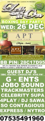 BOXING DAY PARTY IN CENTRAL LONDON: LET'S GET IT ON: WED: 26th DEC: £7 TICKETS FOR LADIES ONLY