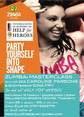 Zumba Masterclass with UK ZES Caroline Parsons & Gina Fry - Raising Funds for Help for Heroes