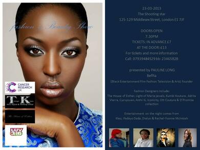 THE FASHION AND BEAUTY SHOW (CANCER RESEARCH UK)