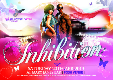 ★INHIBITION (PT.8)★ ::SAT:20 APR @ MARY JANES: LIMITED £5 TKTS. BBM: 218B3BF5