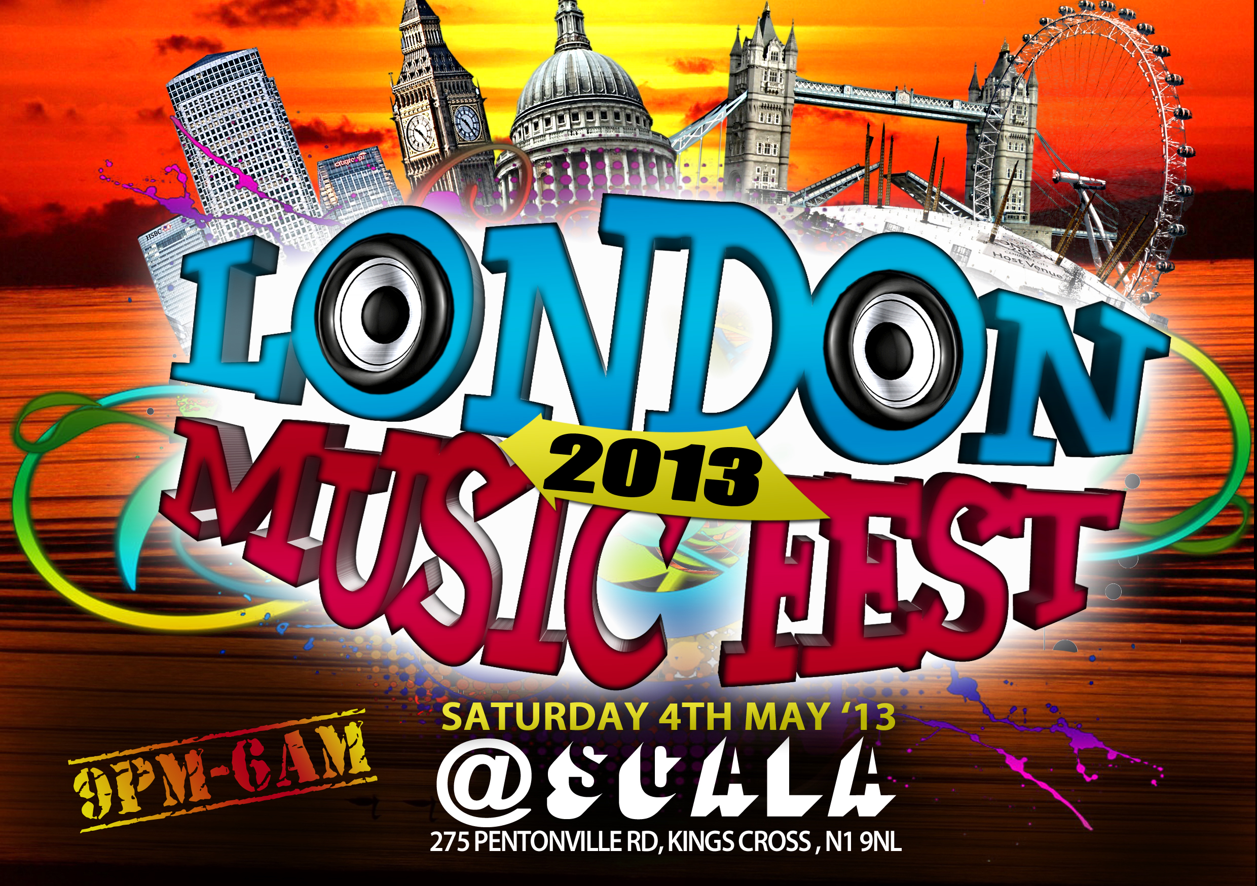 London Music Fest 2013* WIDEBOYS* PIONEER & MARK RADFORD B2B*