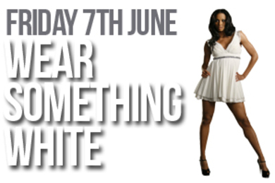 THE FIRST FRIDAY GEMINI JAM DRESS IN WHITE PARTY