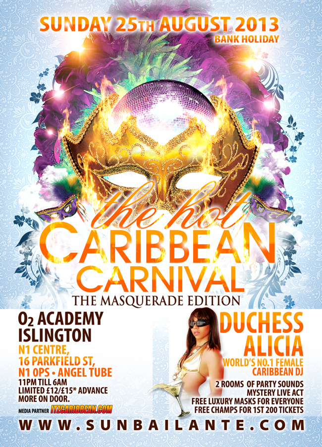 The Hot Caribbean Carnival - Notting Hill Carnival 2013 After-Party