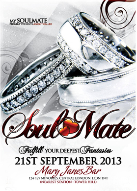 TONIGHT: SAT: 21st SEP "SOUL MATE" THE CITY PARTY @ MARY JANES CITY CLUB: CENTRAL LONDON: £10 TICKETS: DJ's CHOICE FM, BBC 1EXTRA GUEST, 4PLAY, DJ JOBO, G-ENTS, FAB VIBES, CONSPIRACY, THE TRACKMASTERS CREW,  PLUS MORE