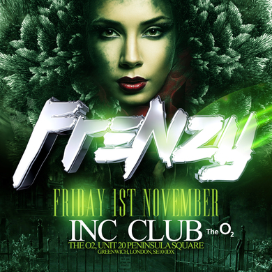 FRENZY @ INC CLUB, Friday 1st November • £5 Tickets