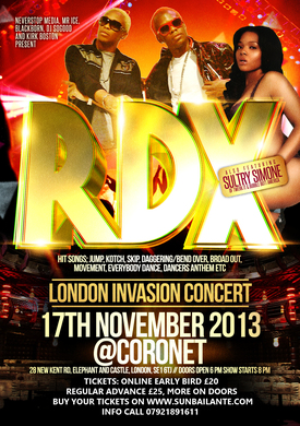 RDX Concert + Sun Bailante DJ