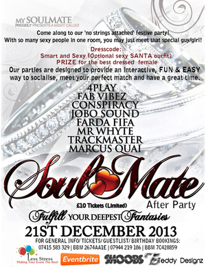 ★SOUL ♥ MATE★ !! ::SAT:21st DEC : ★Don't Shoot The Messenger ♥