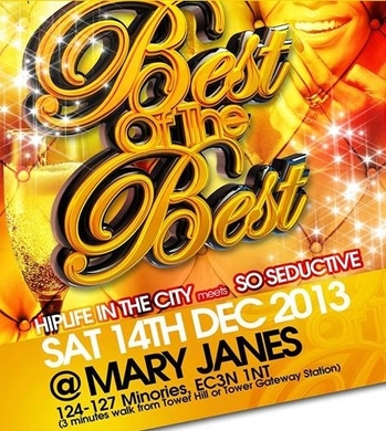 TONIGHT: BEST OF THE BEST PARTY @ MARY JANES CLUB (Central London) RnB, HIPHOP, BASHMENT, AFRO BEATS, HIPLIFE £10 TKTS (TICKET ONLY EVENT, NO TICKET, NO ENTRY)