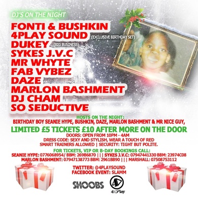 ★SLAMMM (Christmas Bashment Party) -Fri 20th Dec-★ @ CLUB KOLIS : Early £5 TKTS. BBM:7C577762