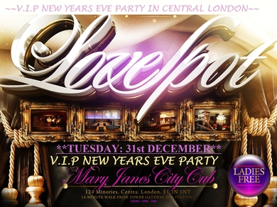 V.I.P NEW YEARS EVE PARTY: CENTRAL LONDON - TOWER HILL - (£10 TICKETS) TICKET ONLY EVENT, NO TICKET, NO ENTRY. BUY TICKETS NOW