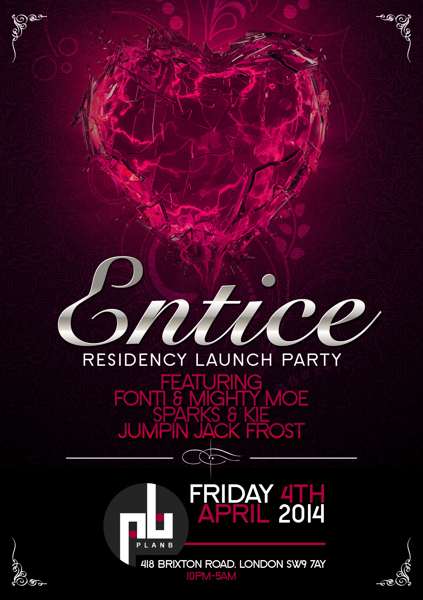 Entice @ Plan B - Fonti / Mighty moe / Mc Kie