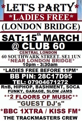 LET'S PARTY: CENTRAL LONDON