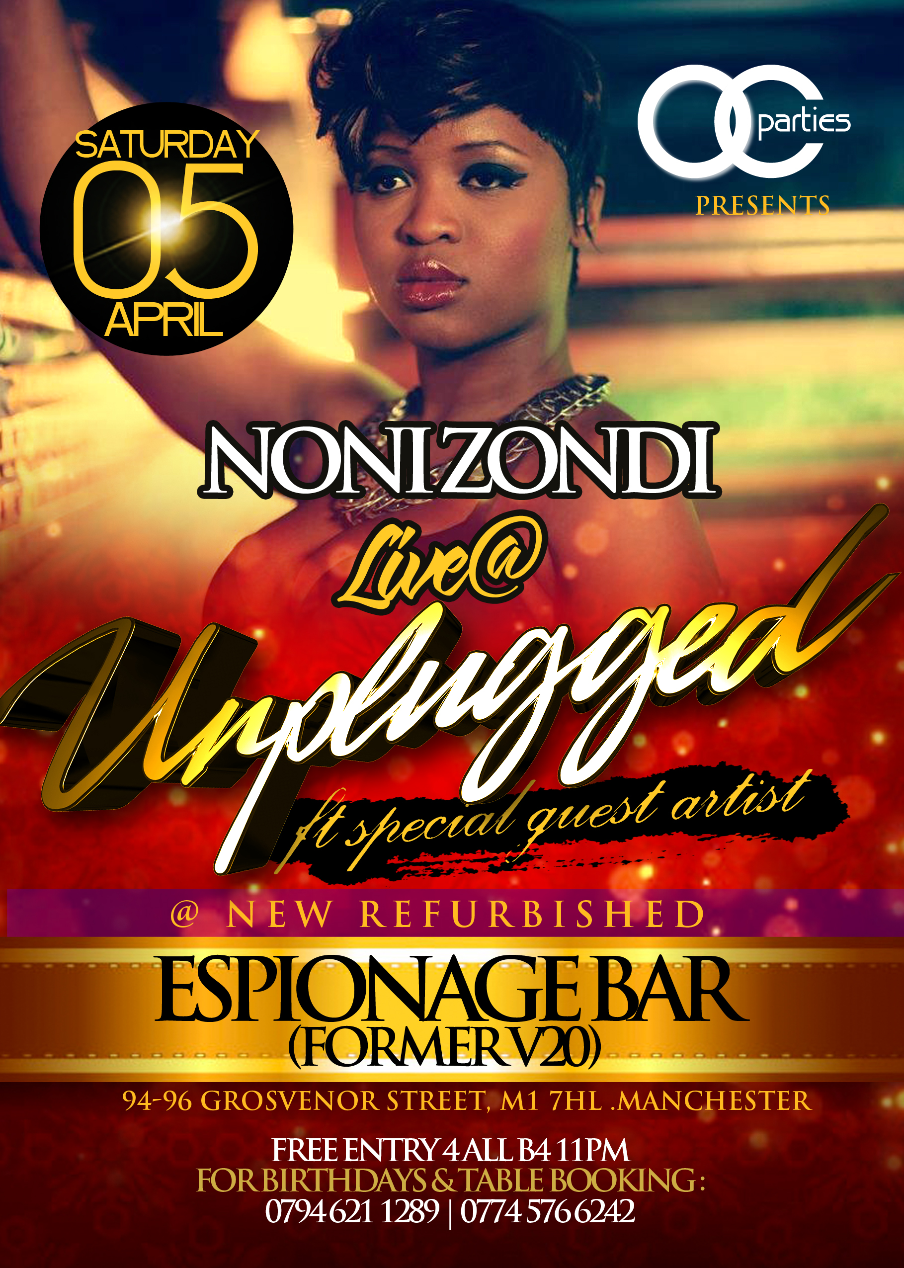 - Noni Zondi Live In Manchester -