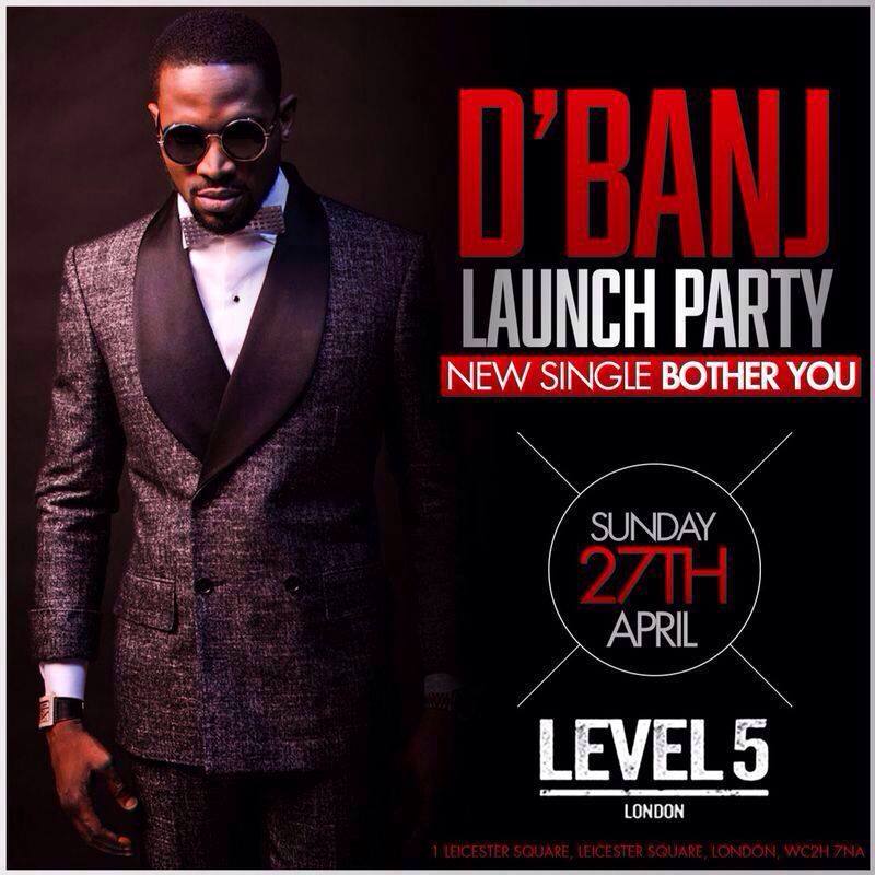 D'Banj Launch Party Live Tonight @Level5