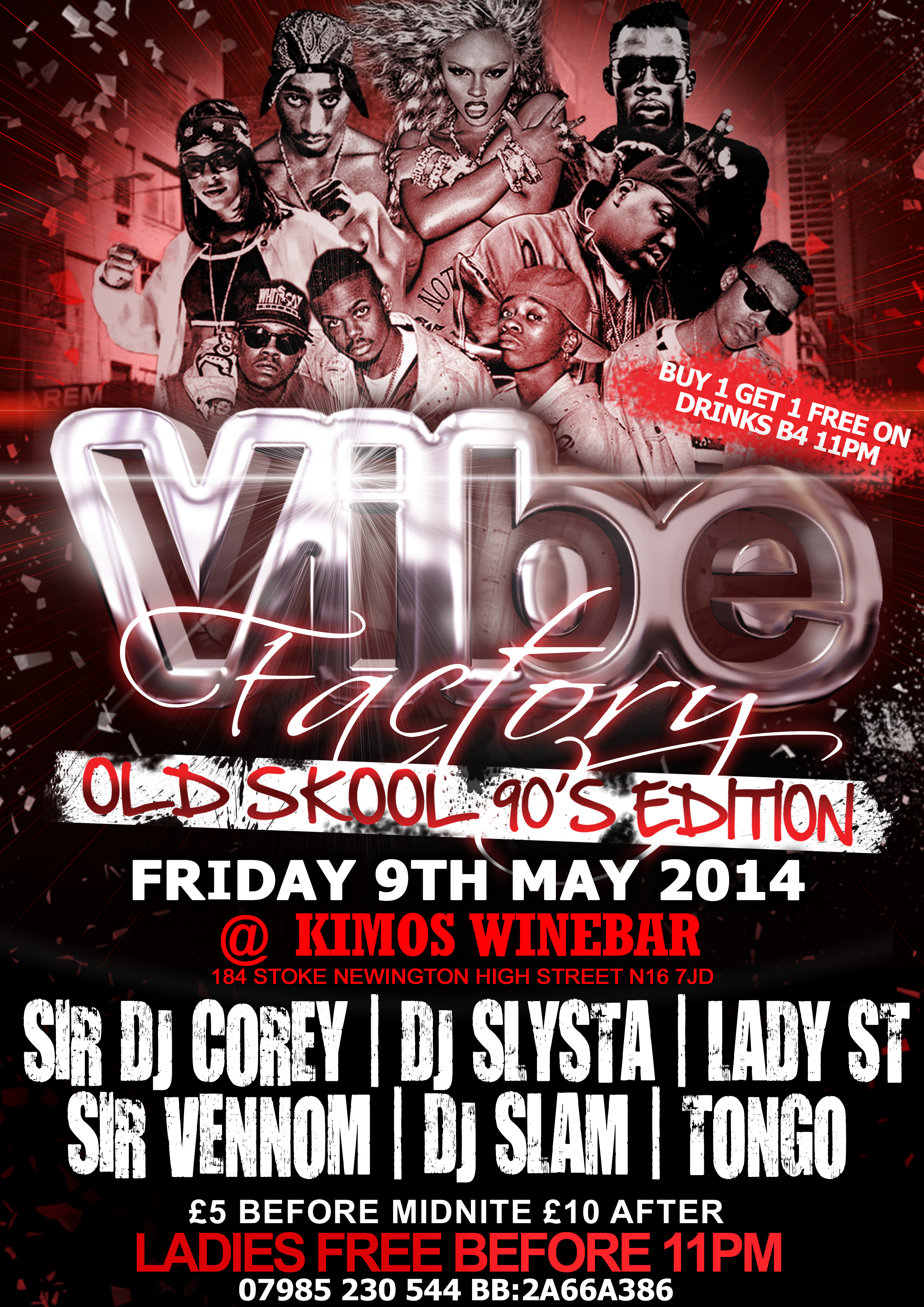 VIBE FACTORY Londons Premier Friday Night