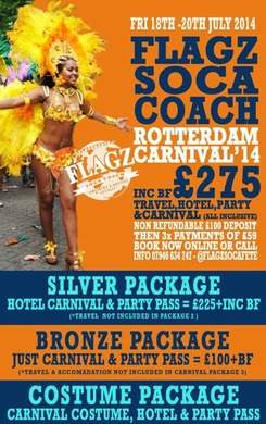 Rotterdam Carnival '14 | Flagz Soca Coach | F