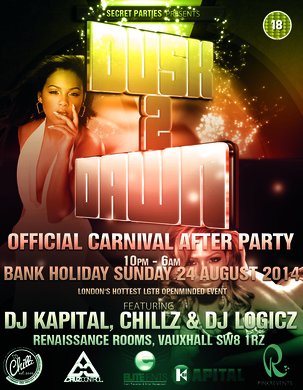 DUSK 2 DAWN V FOOTWERK CARNIVAL AFTER PARTY