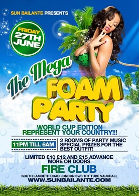 The MegaFoam Party - World Cup Edition
