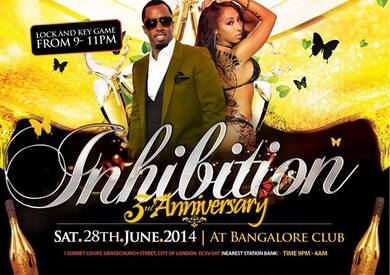 ★INHIBITION (Party plus games)★ SAT:28TH JUN
