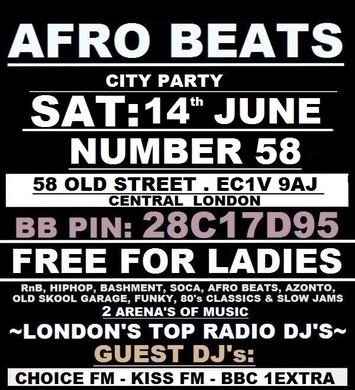 AFRO BEATS CITY PARTY