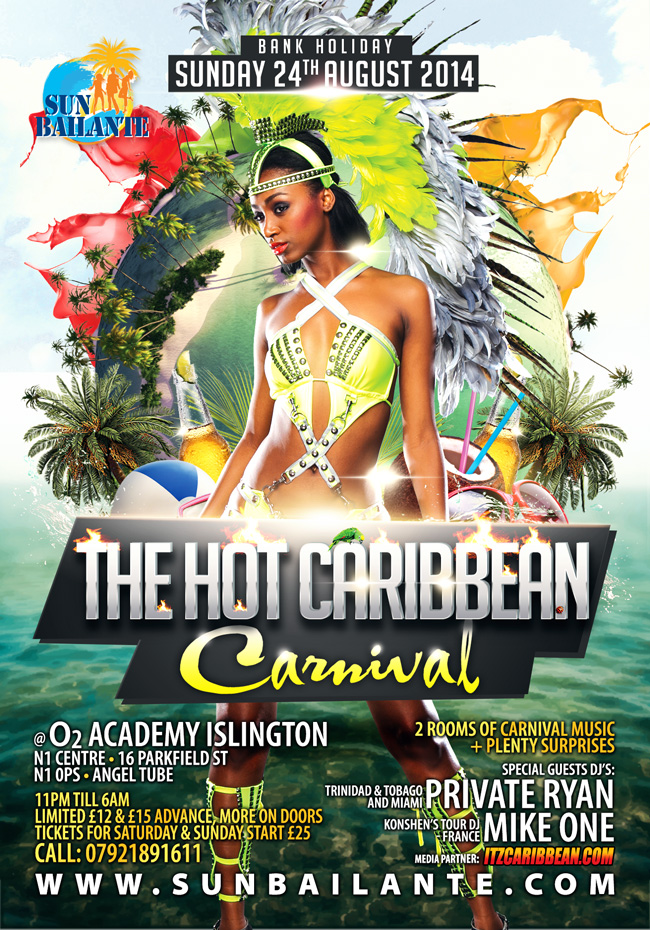 Hot Caribbean Carnival with Dj Private Ryan