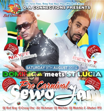 DOMINICA(Nayee) meets ST LUCIA(Ricky T) LIVE