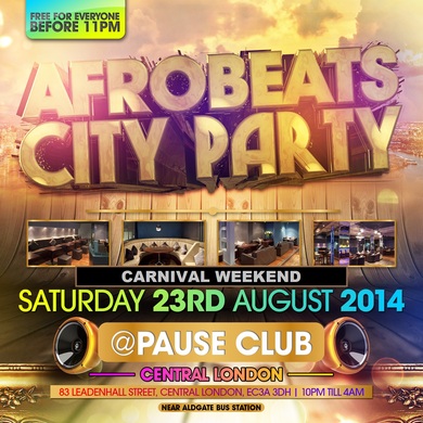 AFROBEATS CITY PARTY