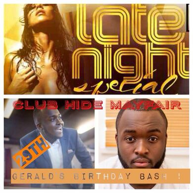 Gerald's Birthday Bash !