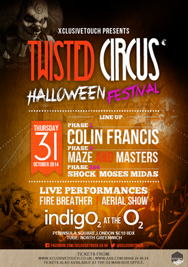 Twisted Circus Halloween Festival @ Indigo 02